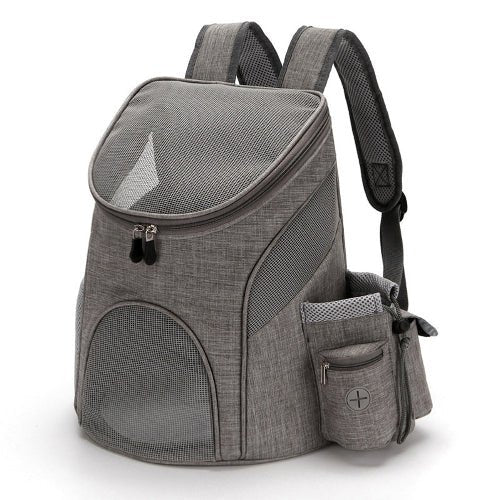 Breathable Mesh Pet Carrier Backpack Travel Bag for Small Dogs and Cats