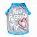Casual Cotton Pet Vest Lightweight Shirt Apparel for Dogs and Cats