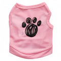Footprint Print Lightweight Pet Vest Apparel for Dogs and Cats