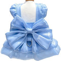 Cute Princess Dog Dress Harness with Bow Knot for Dogs and Cats